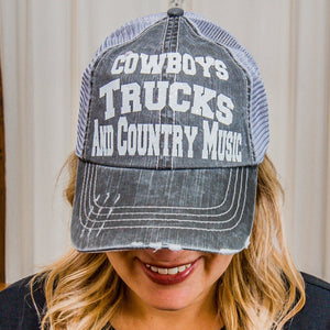 Cowboys Trucks County Music Womens Hat 💕BUNDLE+OFFER