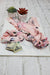 #10 Pink Floral Scrunchie Set