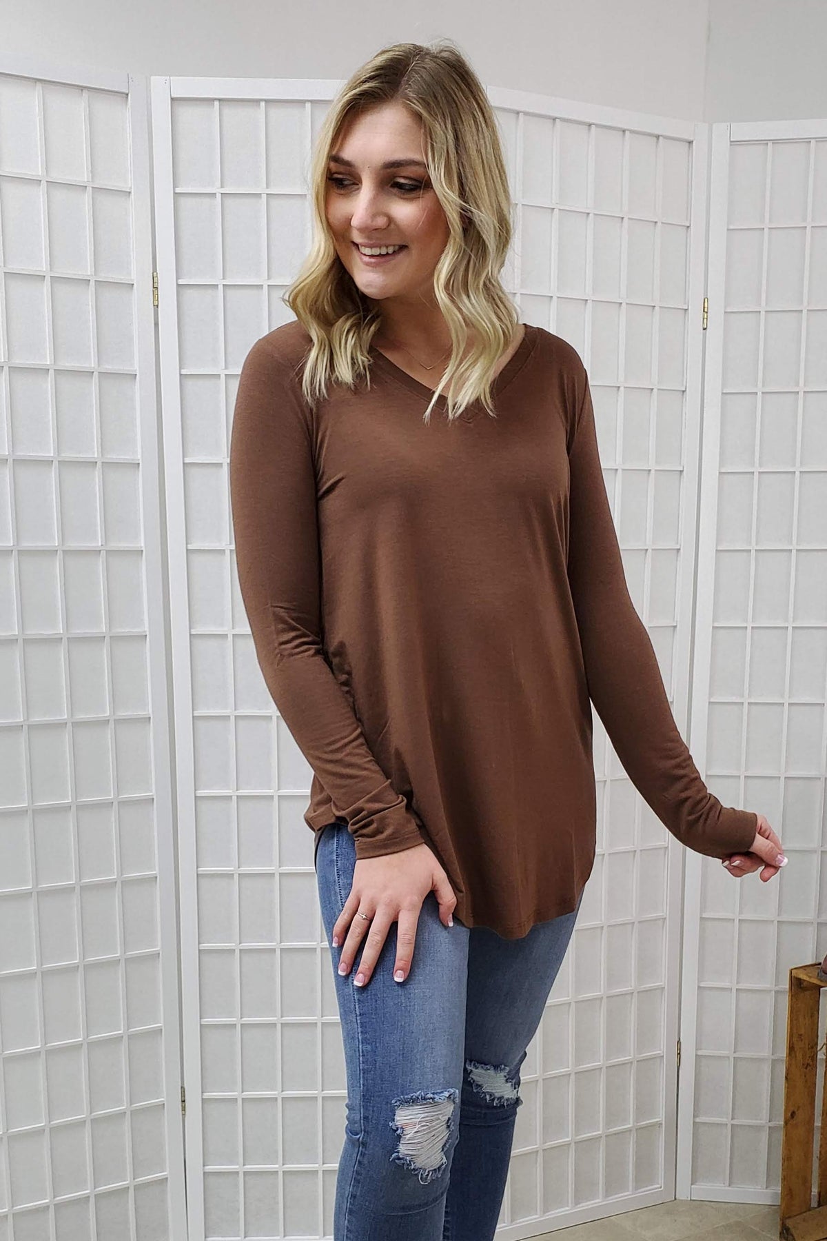 Turner Brown Top S-M XL-2XL