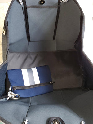 Navy Neoprene Tote Bags