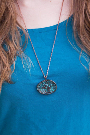 Patina Tree of Life Necklace RP-1375