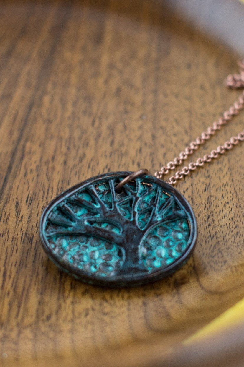 Patina Tree of Life Necklace RP-1375 D5