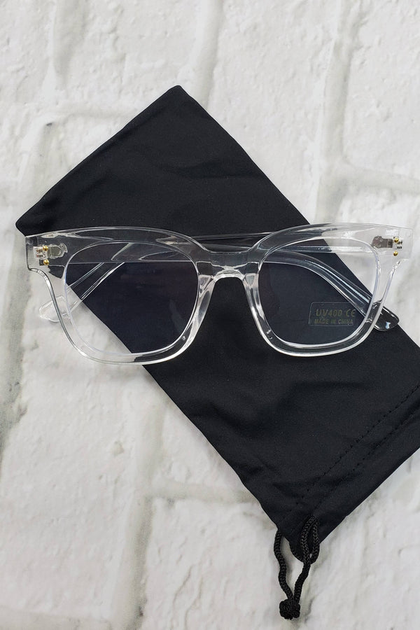 Clear blue blocker glasses new arrivals