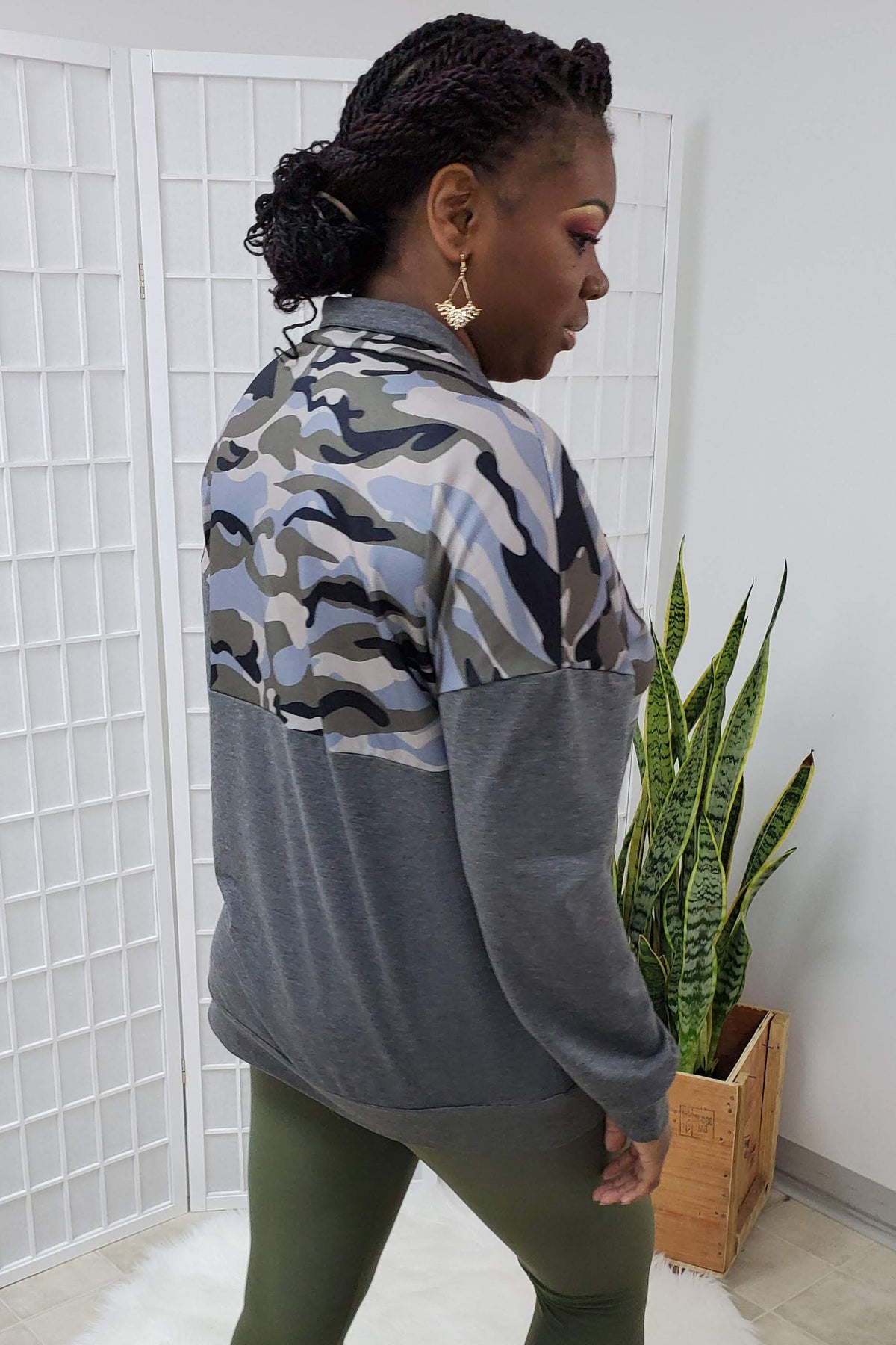 Tes Camo Pullover Jacket SM-2XL