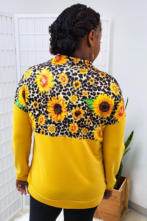 Brissa Sunflower Pullover Jacket
