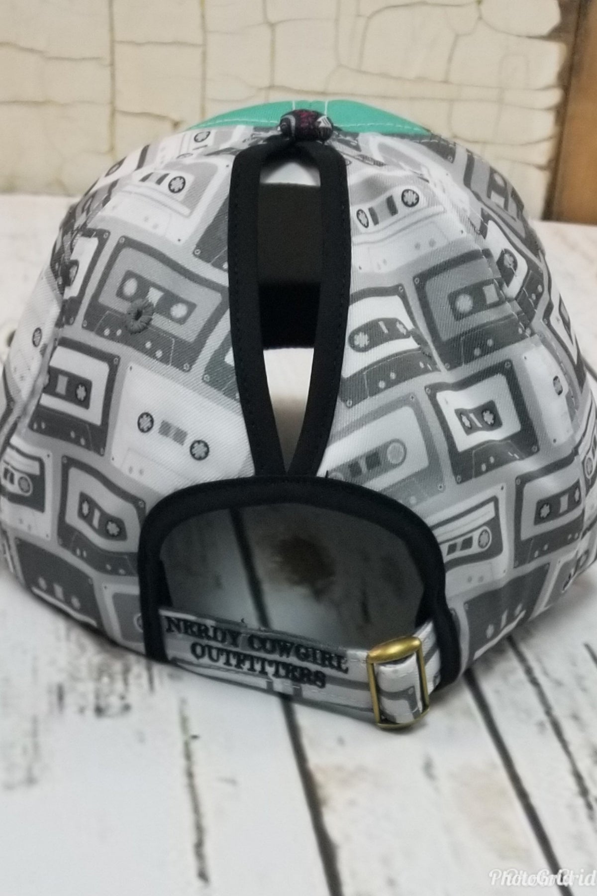 Bug Cassette Messy Bun Ponytail Hat