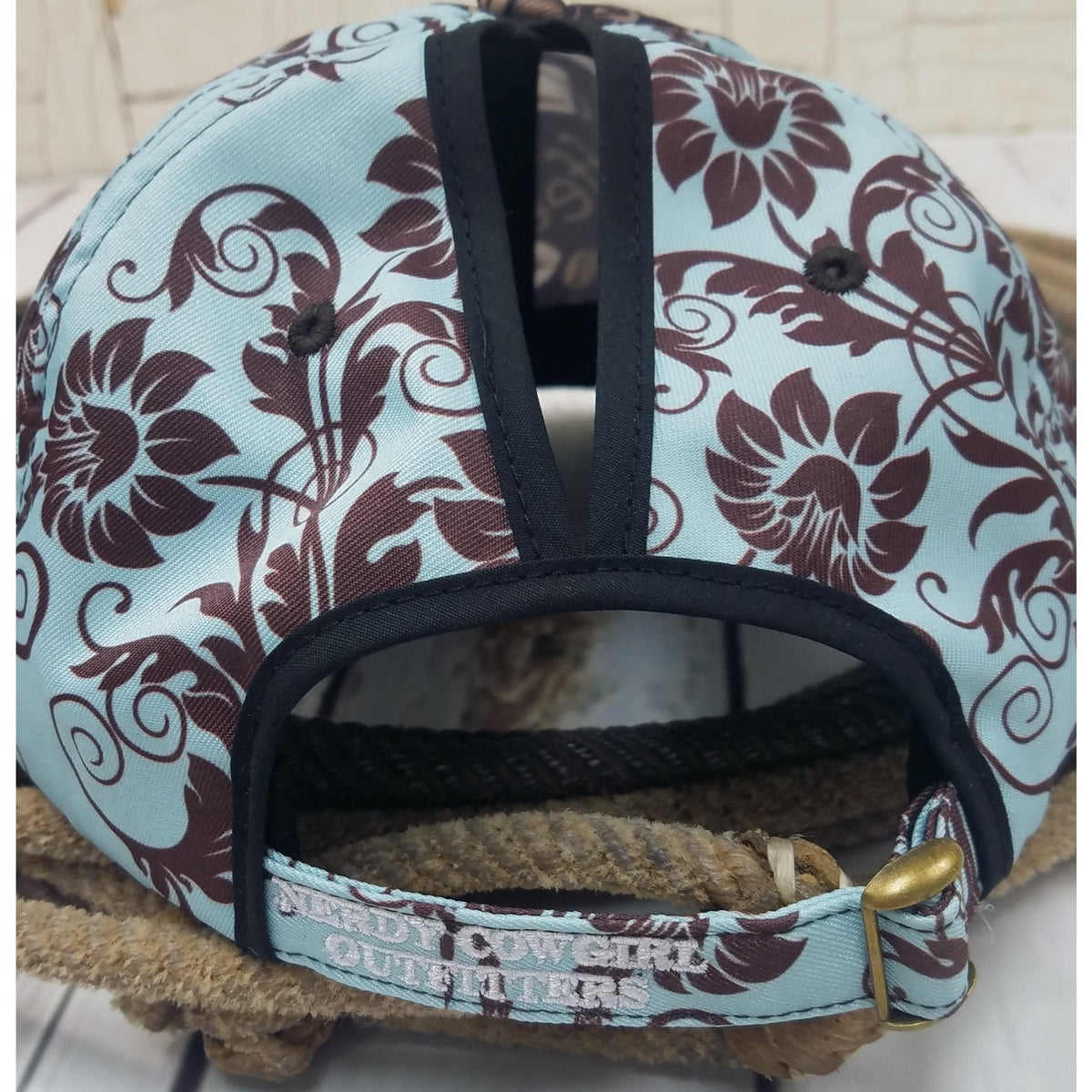 Coffee Bean Floral Ponytail Womens Hat 💕BUNDLE+OFFER