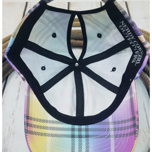 Unicorn Rainbow Plaid Ponytail Womens Hat 💕BUNDLE+OFFER