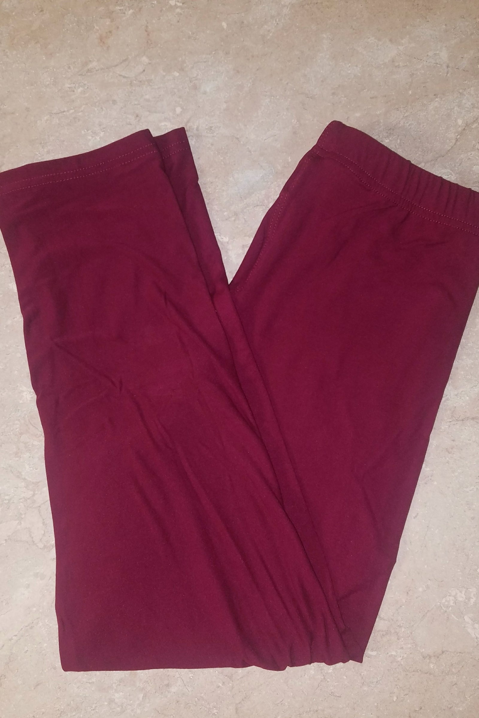Solid Burgundy Yoga Pants – The Paisley Rooster Boutique