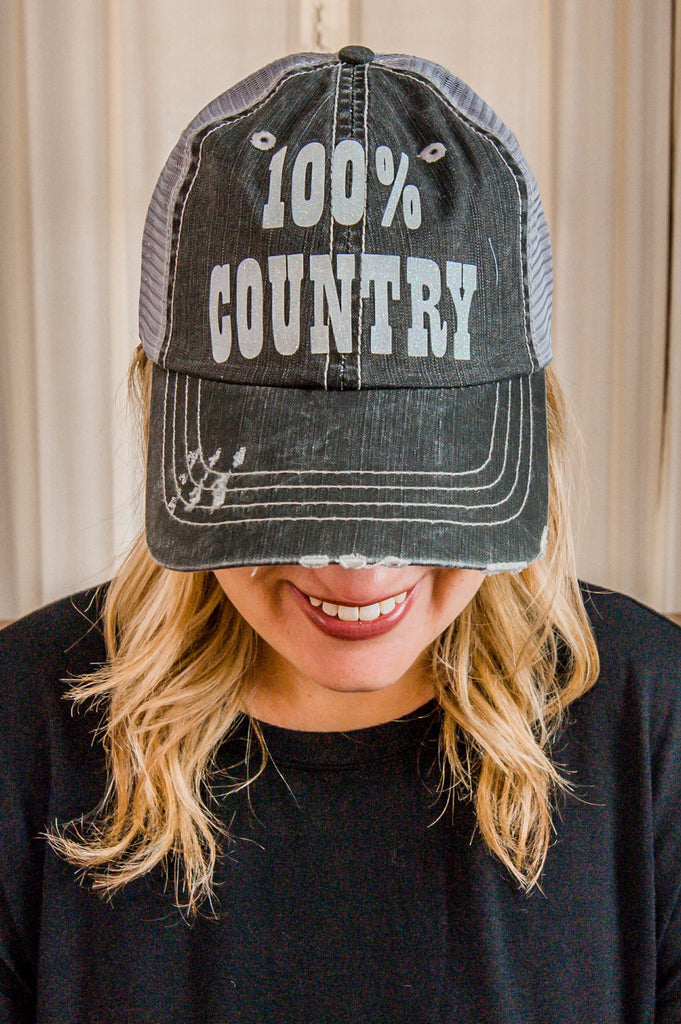 100% Country Hat - Twisted Spur Boutique OUTLET