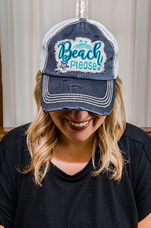 Beach Please Black Hat
