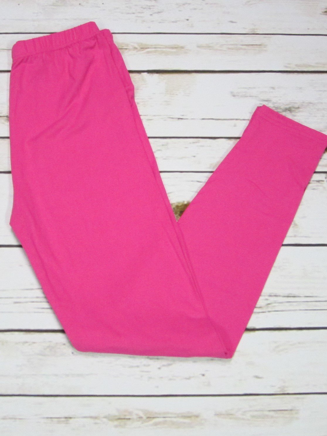 Solid Fuchsia Leggings - Twisted Spur Boutique OUTLET