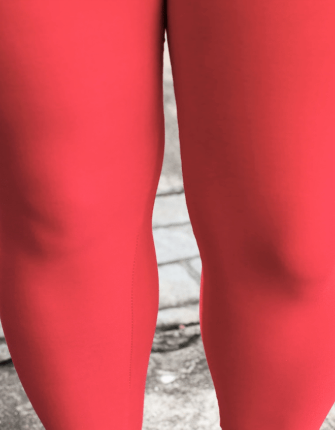Solid Red Leggings