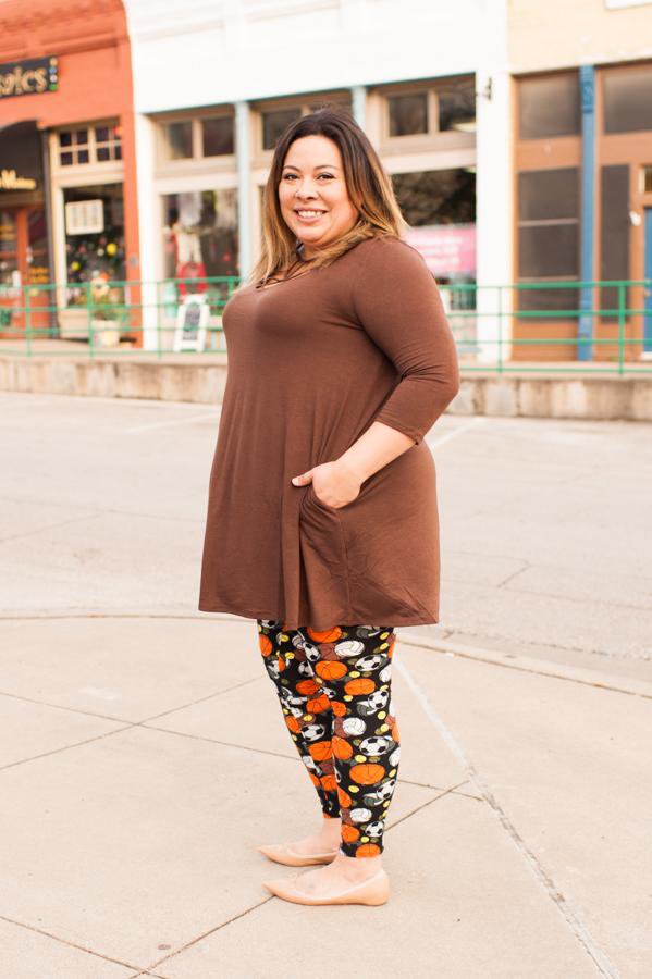 Jennie Brown Tunic SM-3XL