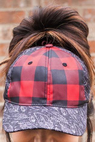 Buffalo Plaid Trucker Cap